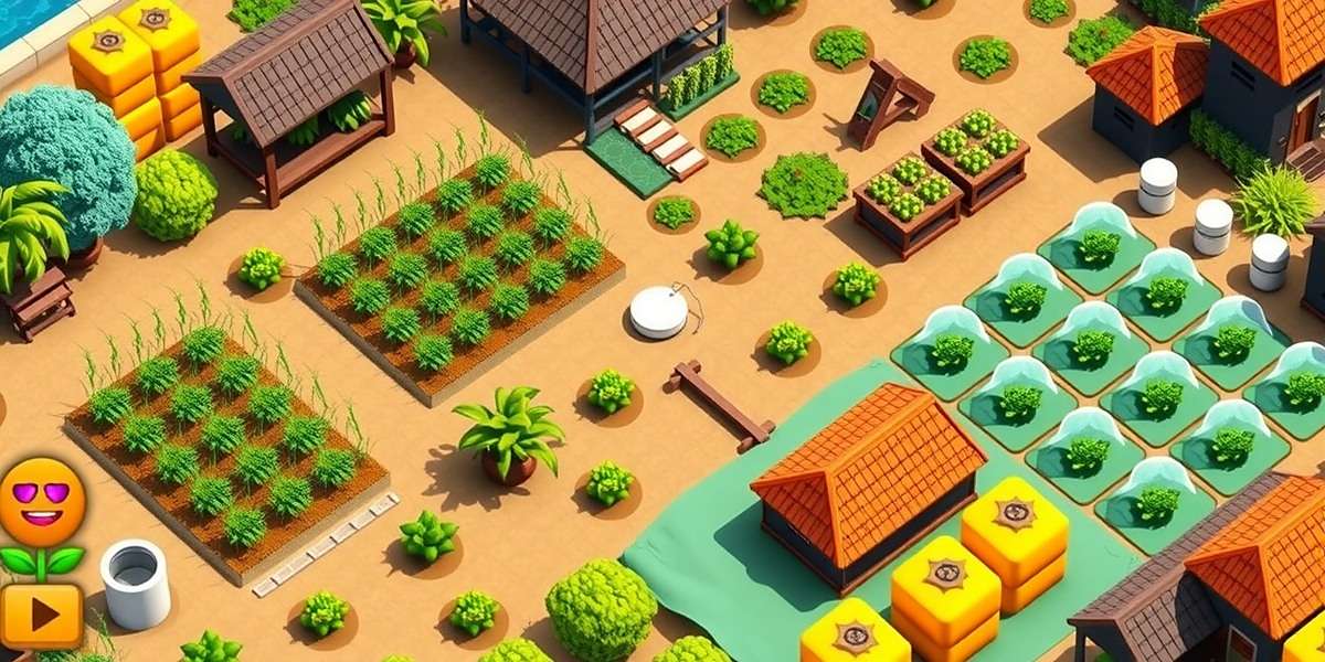 Cumin Glory - Farm Gameplay Cumin Glory gameplay showing a vibrant spice farm with various crops and irrigation systems